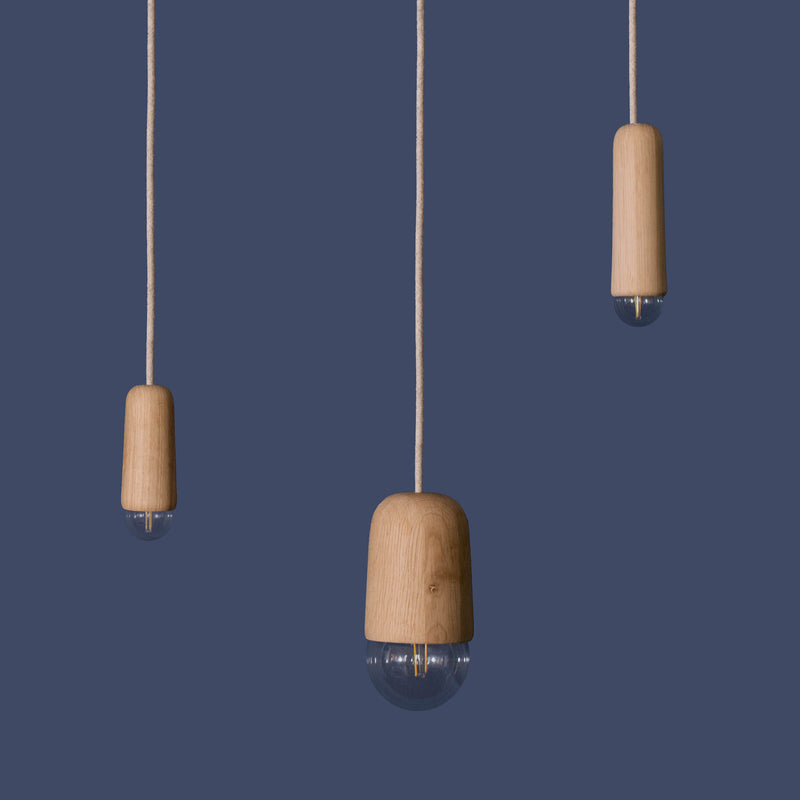 Hartô - Luce Pendelleuchte | small / Eiche natur