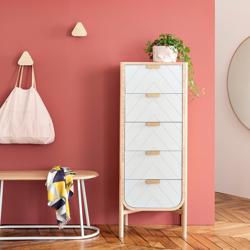 Hartô - Marius Schubladen-Kommode H 140 cm