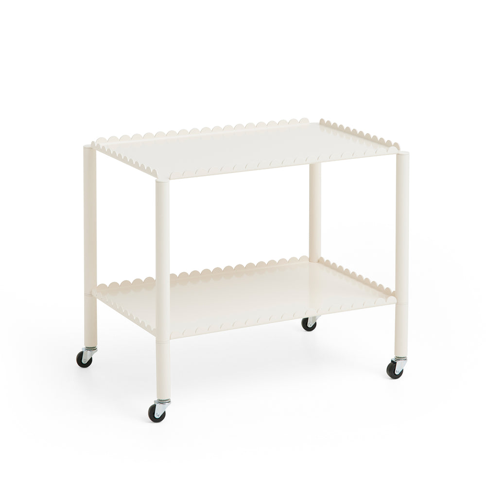 HAY - Arcs Trolley | niedrig / eggshell