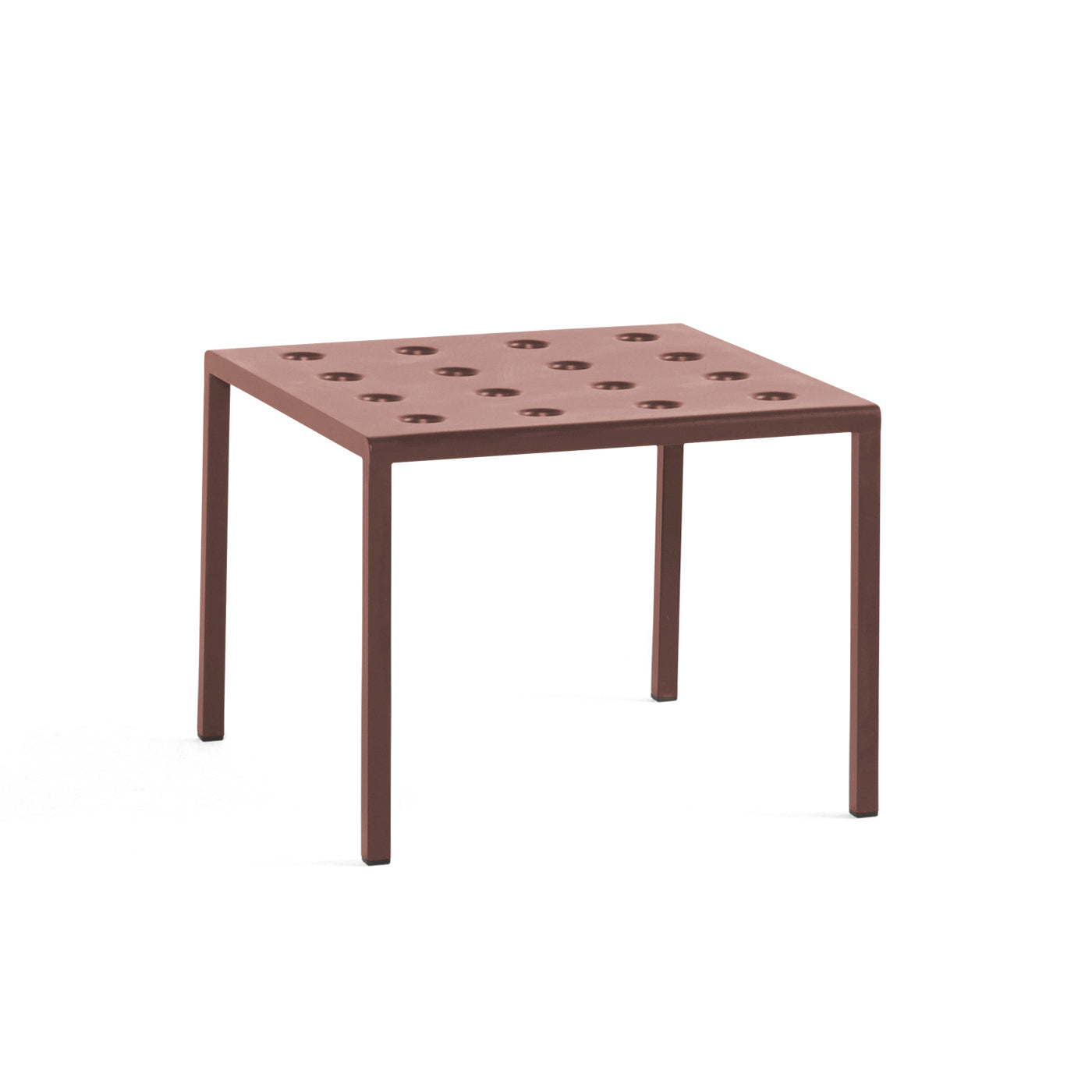 HAY - Balcony Beistelltisch | 50 x 51,5 cm / ironred
