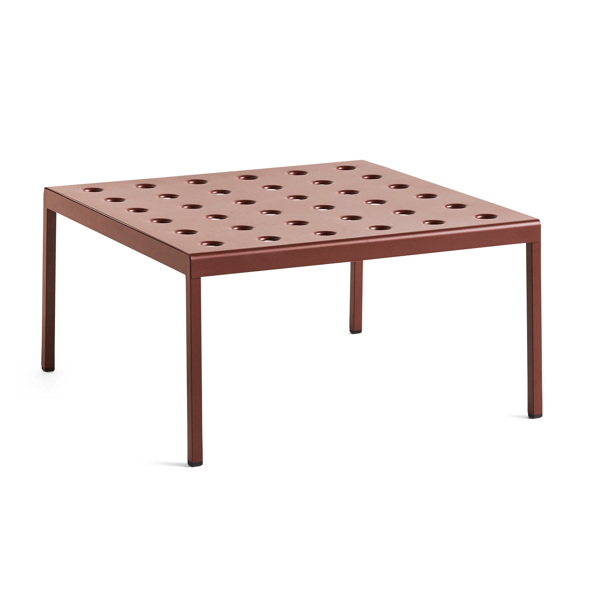 HAY - Balcony Beistelltisch | 75 x 76 cm / iron red