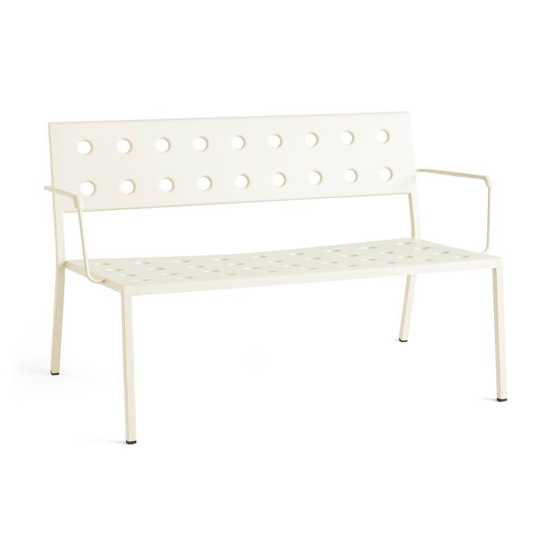 HAY - Balcony Lounge Bank mit Armlehnen | chalkbeige