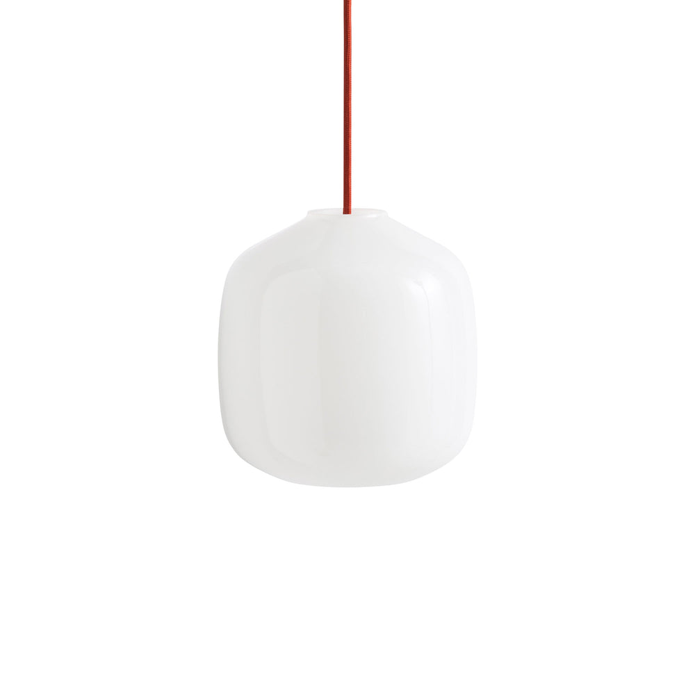 HAY - Buoy Glass Pendelleuchte | Ø 20 cm / rusty red