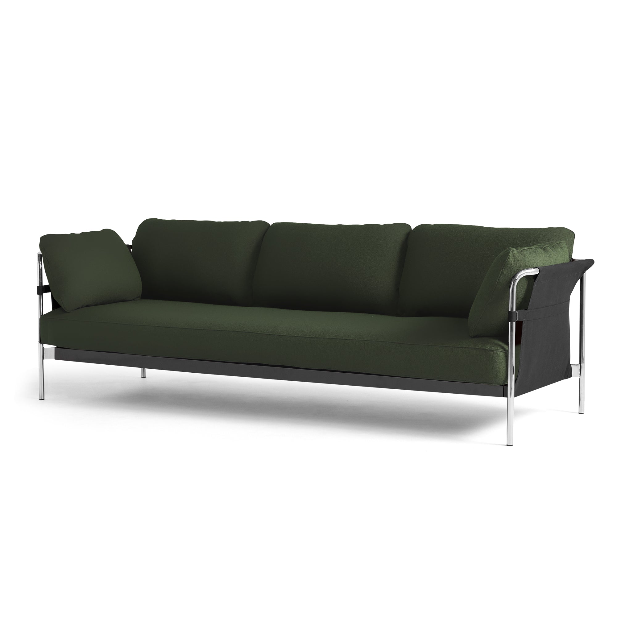 HAY - Can Sofa 3-Sitzer | Steelcut dunkelgrün (975 )