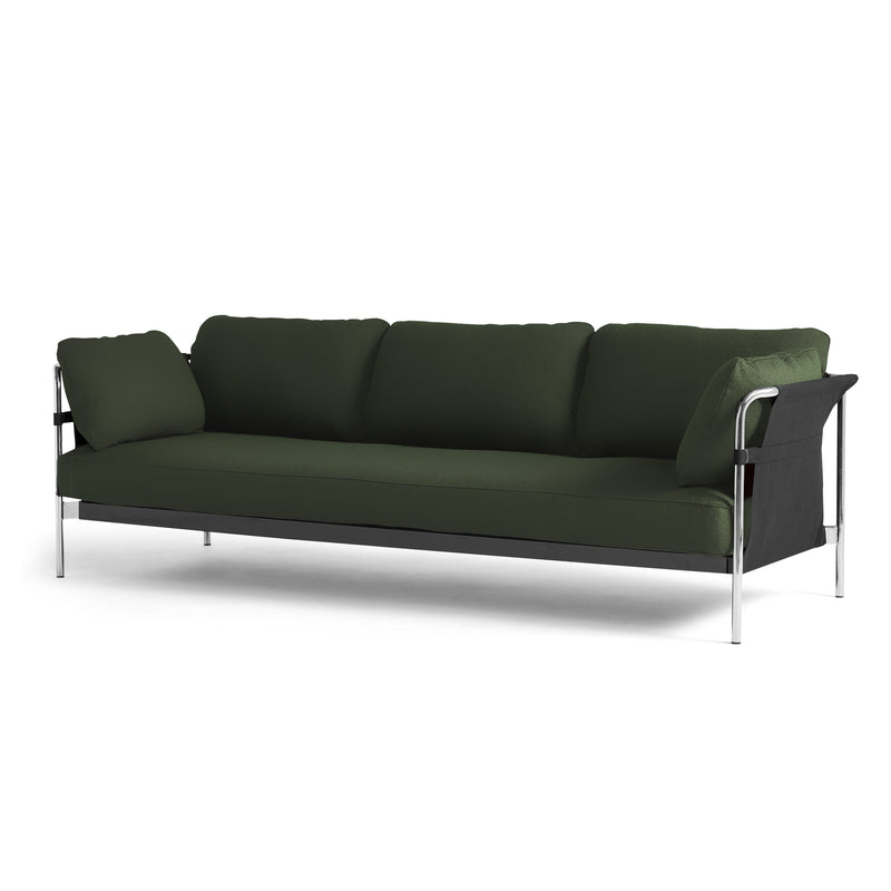 HAY - Can Sofa 3-Sitzer | Steelcut dunkelgrün (975 )