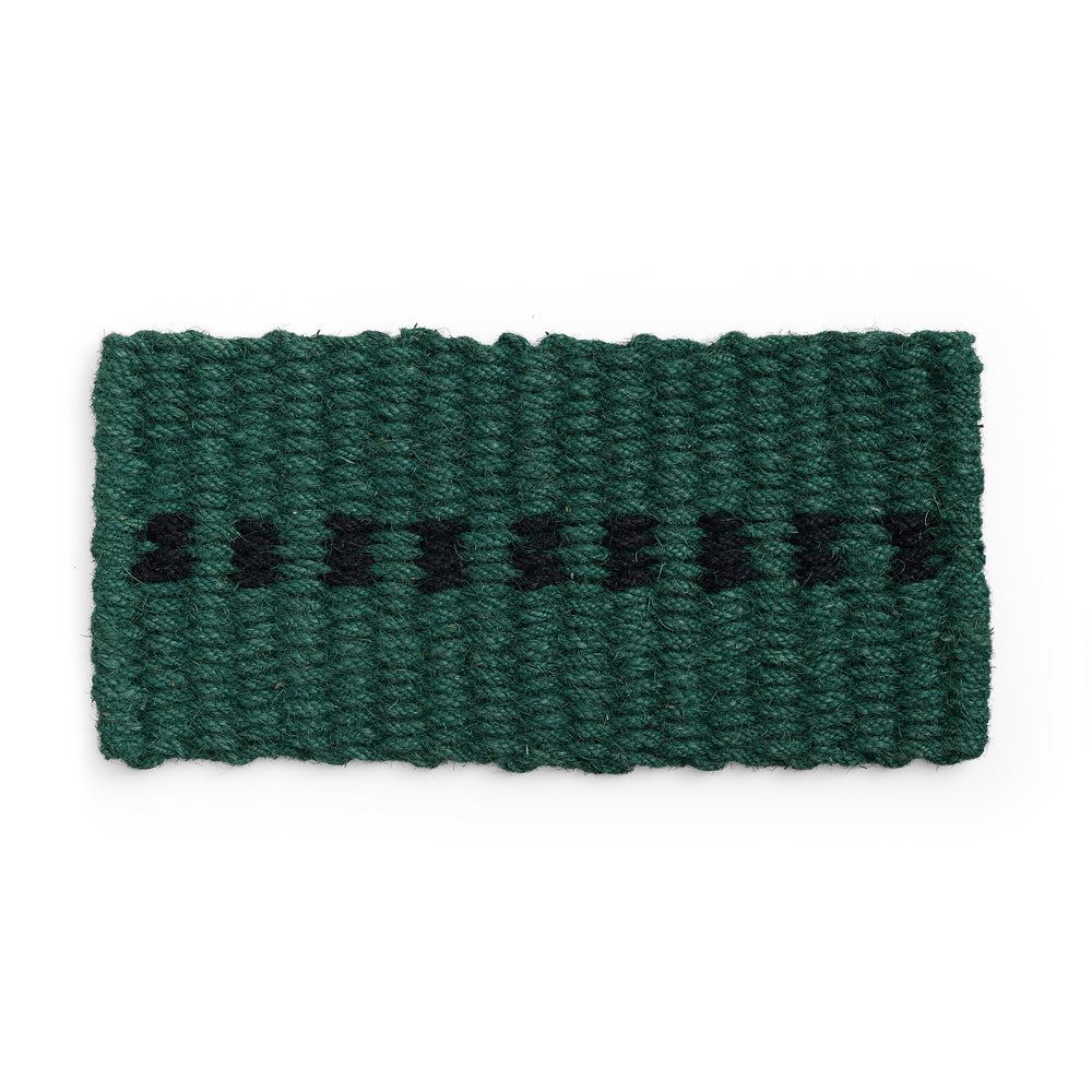 HAY - Coco Fußmatte | dark green and black