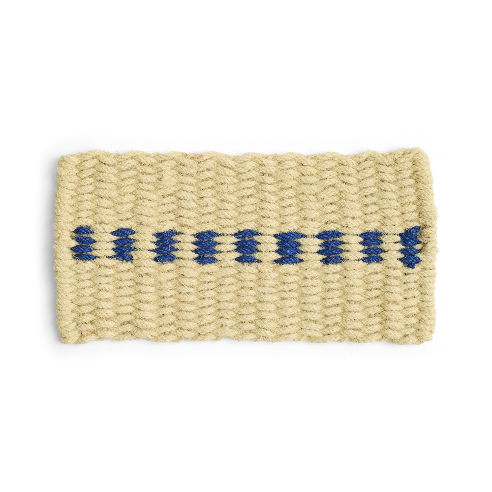 HAY - Coco Fußmatte | white and blue