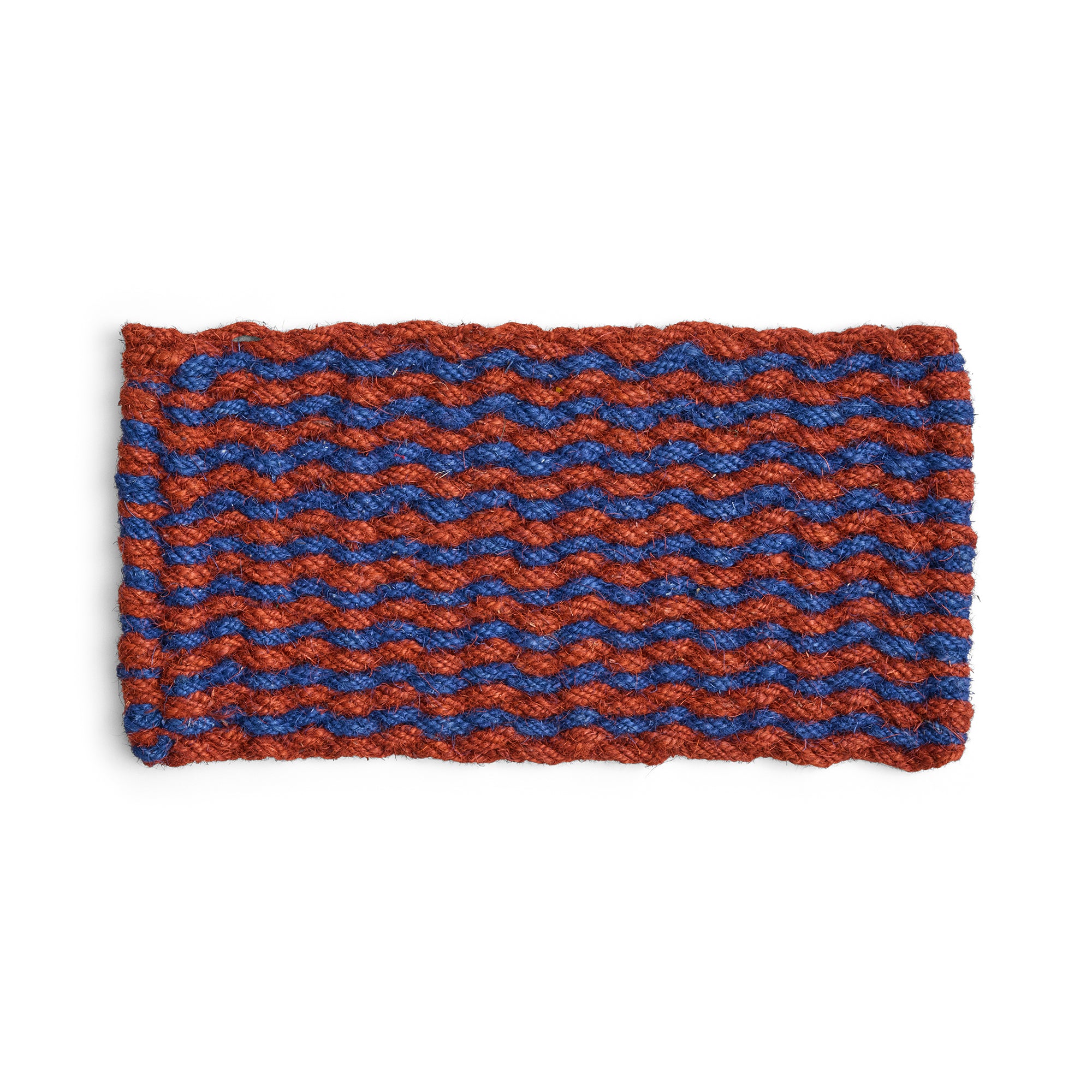 HAY - Coco Fußmatte | brown and navy