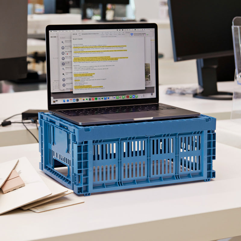 HAY - Colour Crate Korb M | electric blau