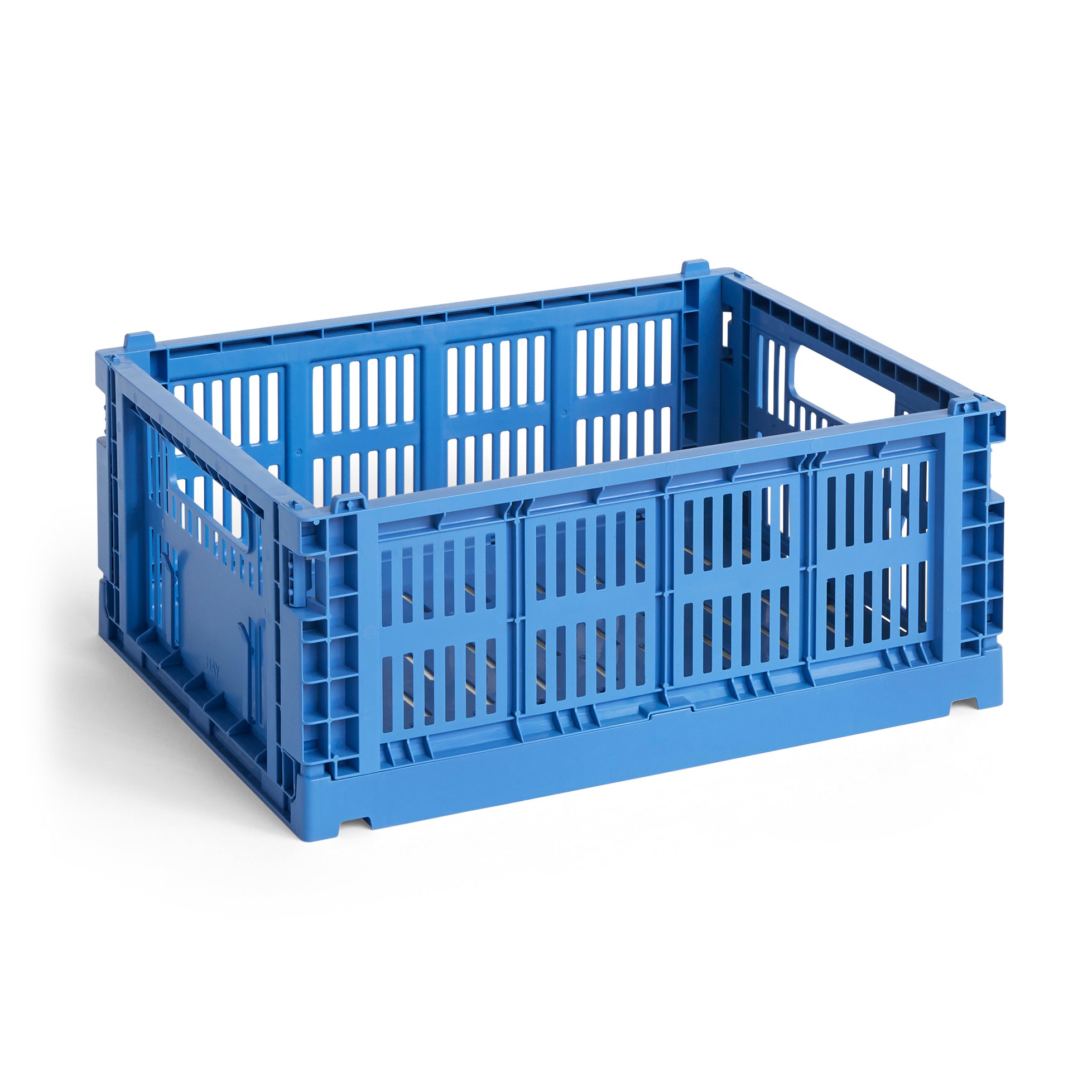 HAY - Colour Crate Korb M, recycled (Bundle-Unterposition) | HAY - Colour Crate Korb M, 34,5 x 26,5 cm, electric blue, recycled