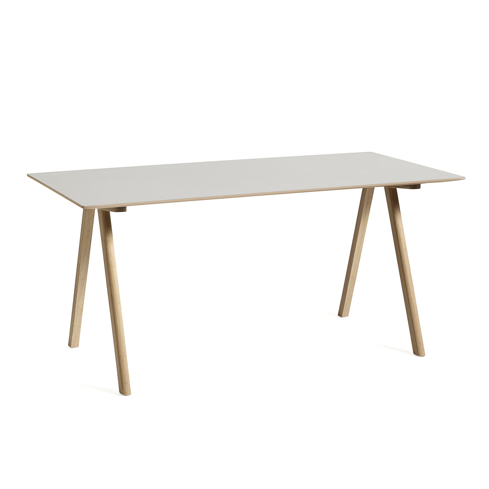 HAY - Copenhague CPH10 Tisch | off white / Eiche lackiert