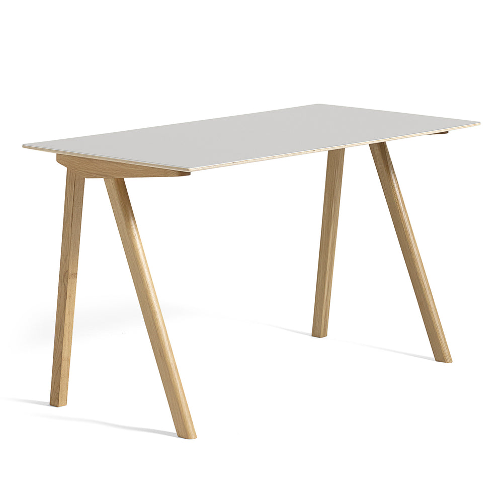 HAY - Copenhague CPH90 Schreibtisch | off-white / Eiche lackiert