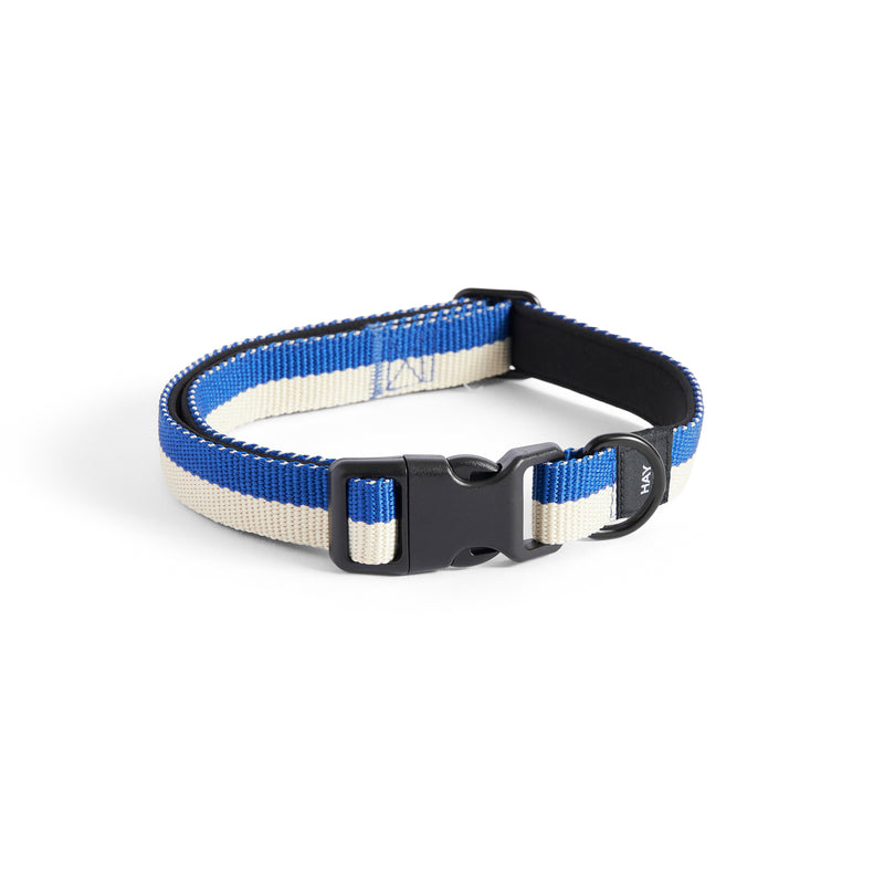 HAY - Dogs Hundehalsband | S/M / blau / off-white