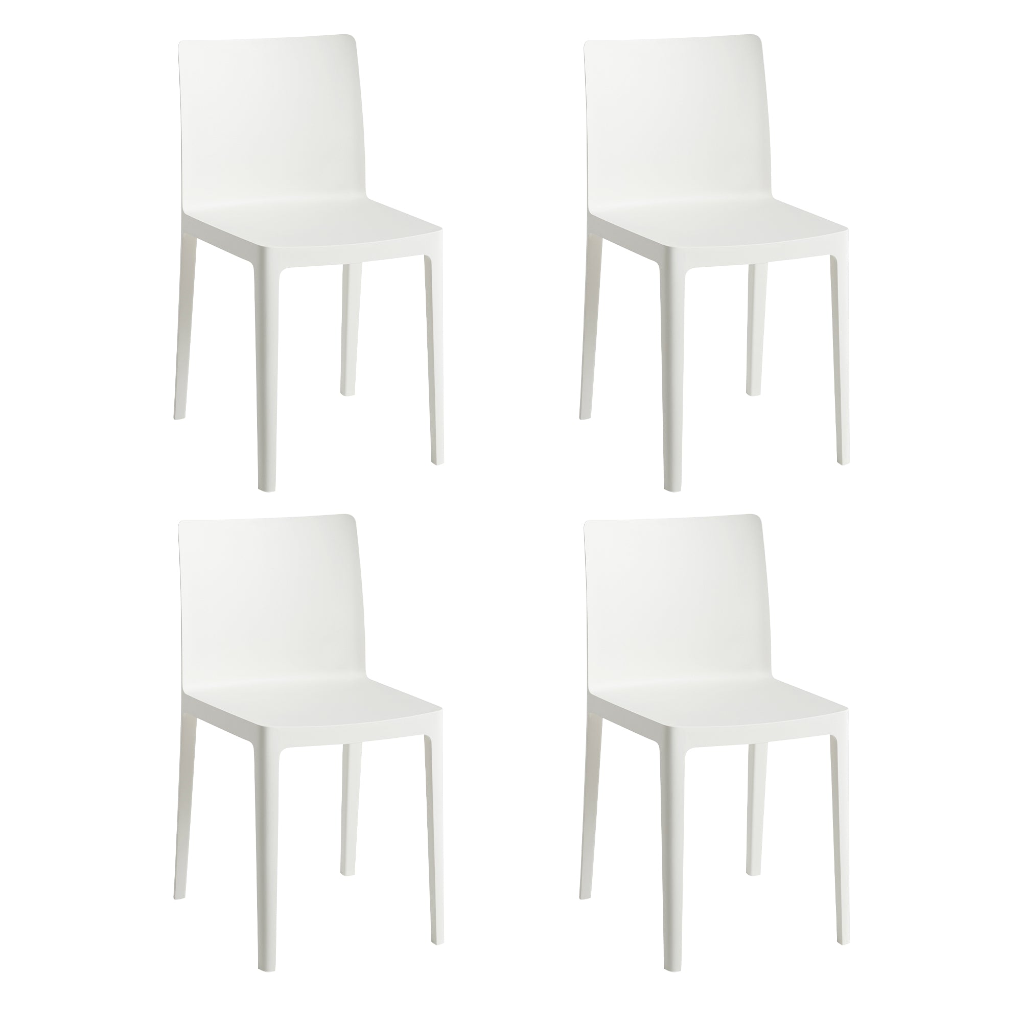 HAY - Élémentaire Chair Set | 4er-Set / cremeweiß