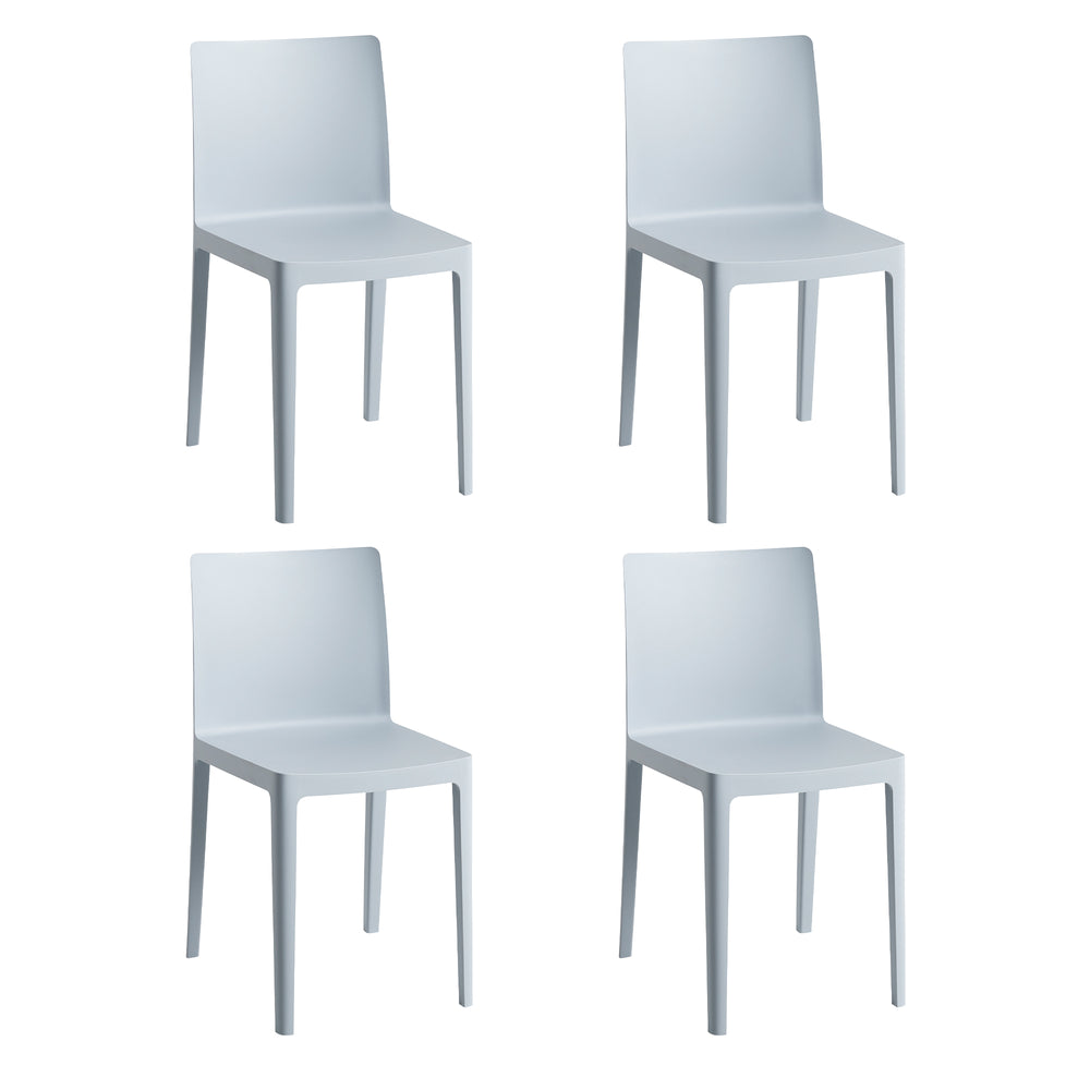 HAY - Élémentaire Chair Set | 4er-Set / graublau