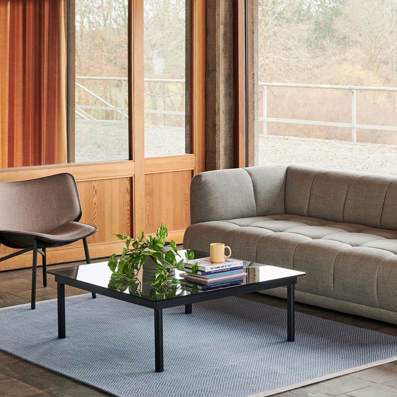 HAY - Kofi Couchtisch mit Glasplatte