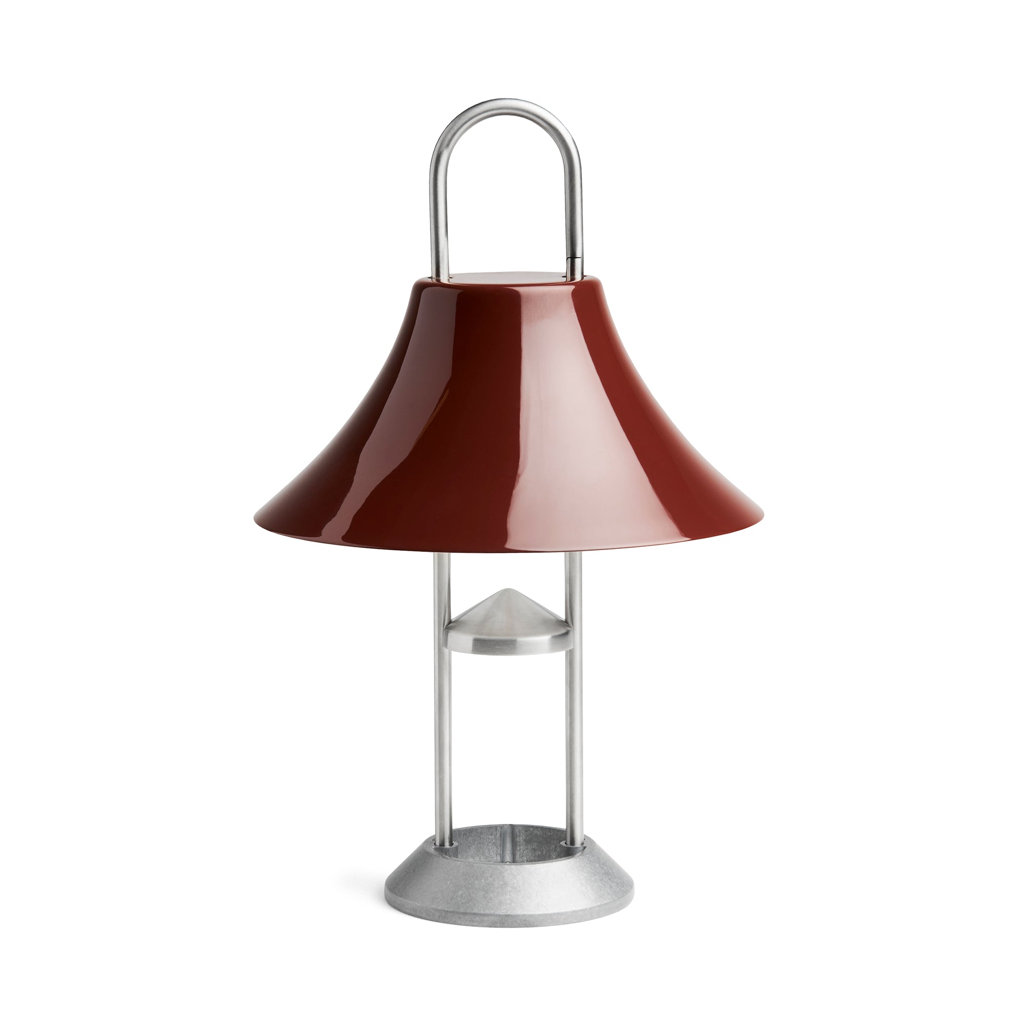 HAY - Mousqueton Portable LED Leuchte | iron red