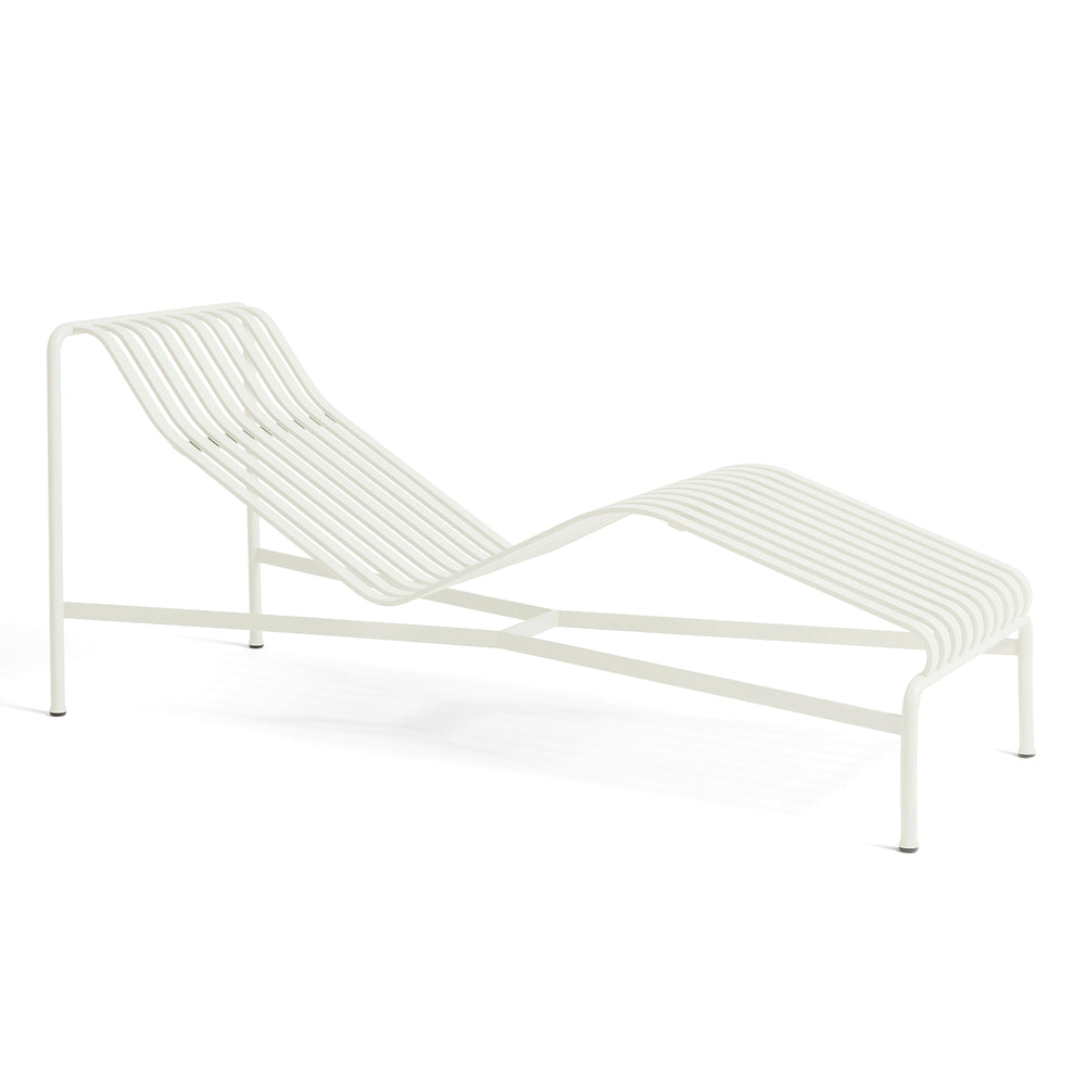 HAY - Palissade Chaise Longue Liegestuhl | cremeweiß