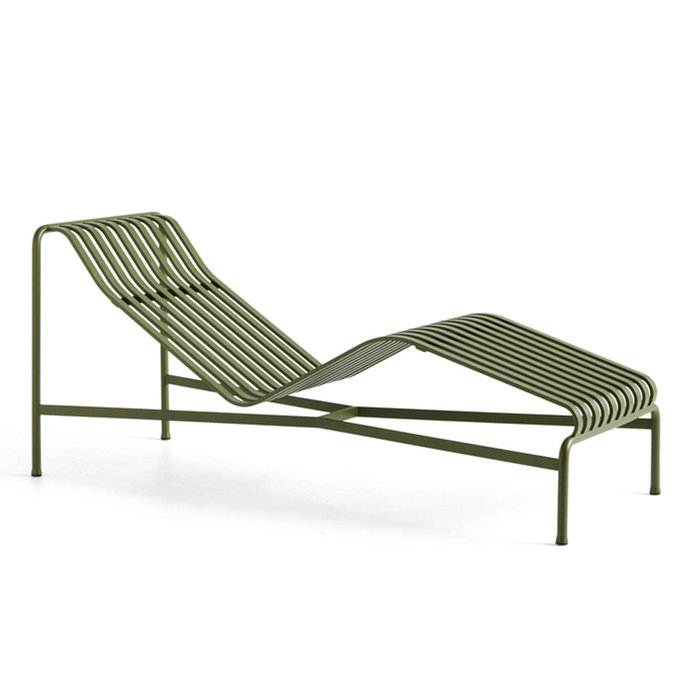 HAY - Palissade Chaise Longue Liegestuhl | olive