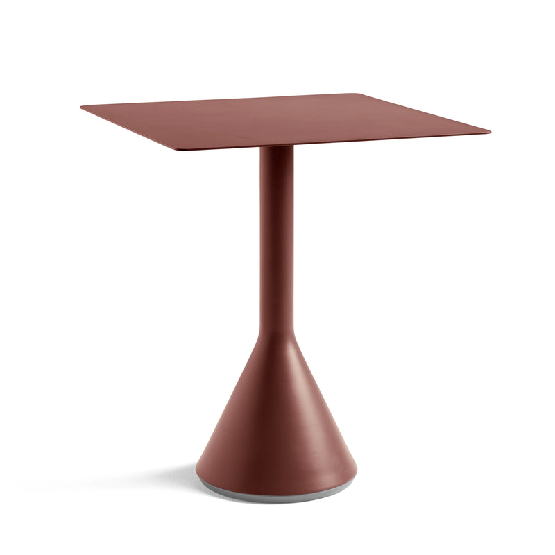 HAY - Palissade Cone Bistrotisch | 65 x 65 cm / eisenrot