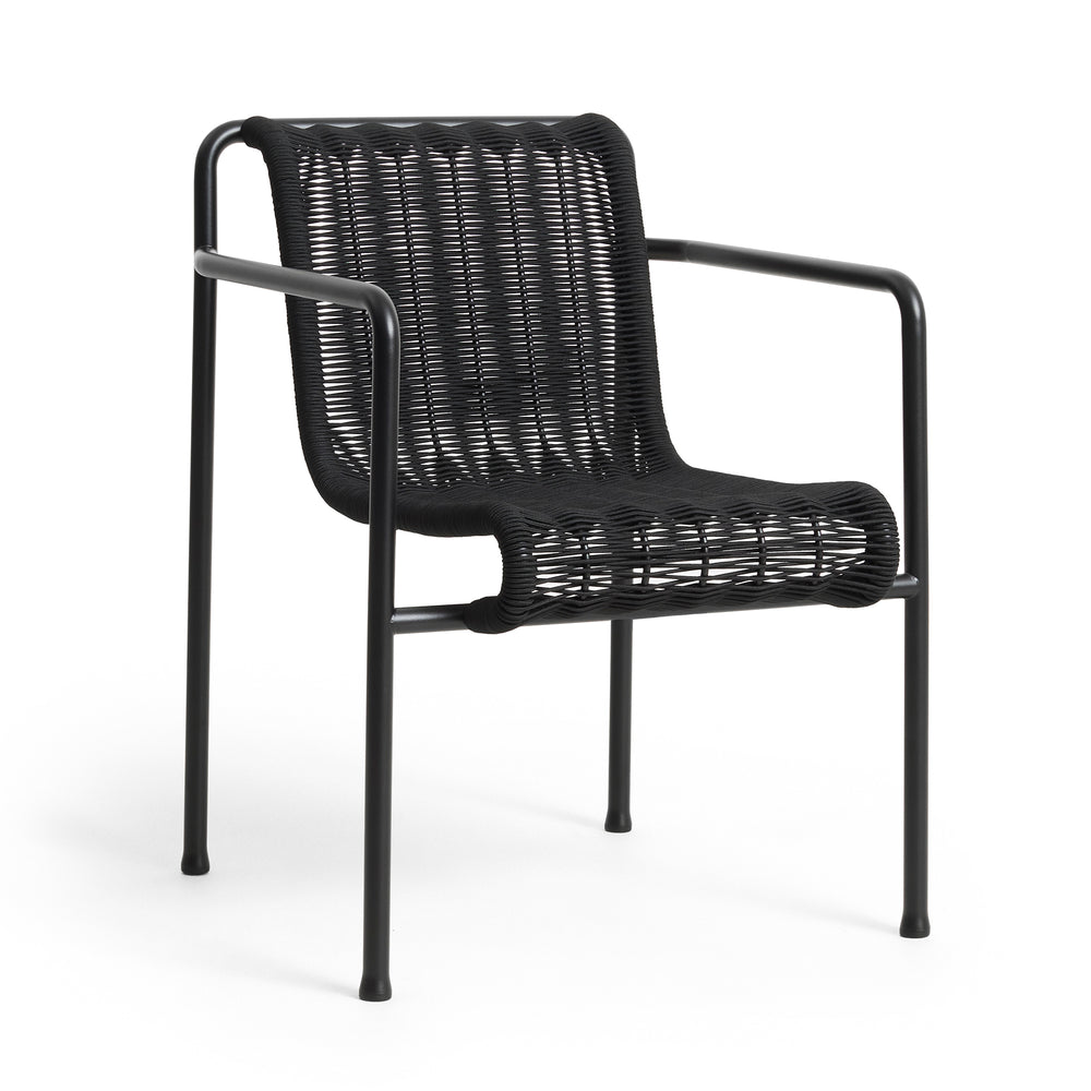 HAY - Palissade Cord Dining Armchair | anthrazit