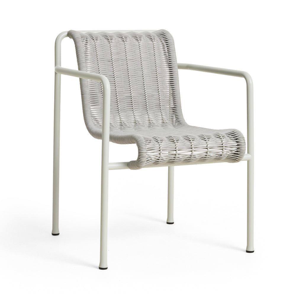 HAY - Palissade Cord Dining Armchair | nebelgrau