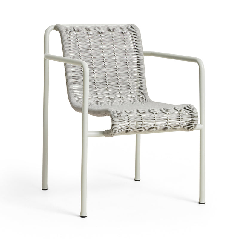 HAY - Palissade Cord Dining Armchair | nebelgrau