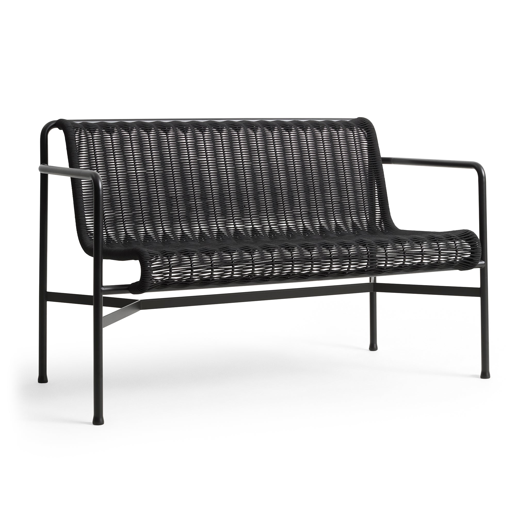 HAY - Palissade Cord Dining Bench | anthrazit
