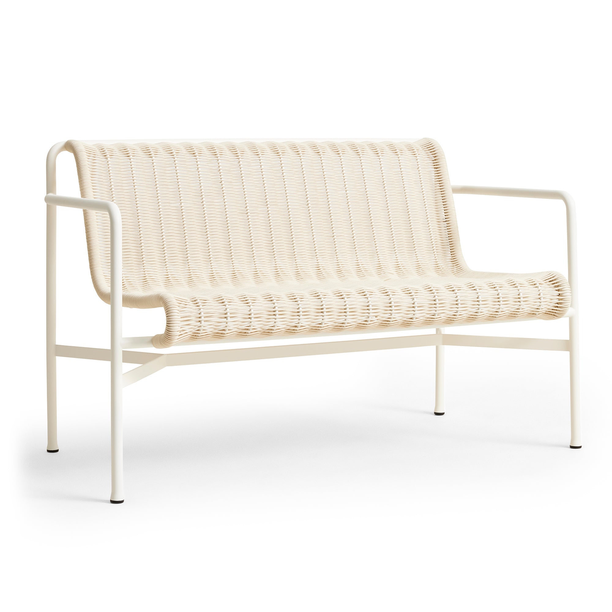 HAY - Palissade Cord Dining Bench | cremeweiß