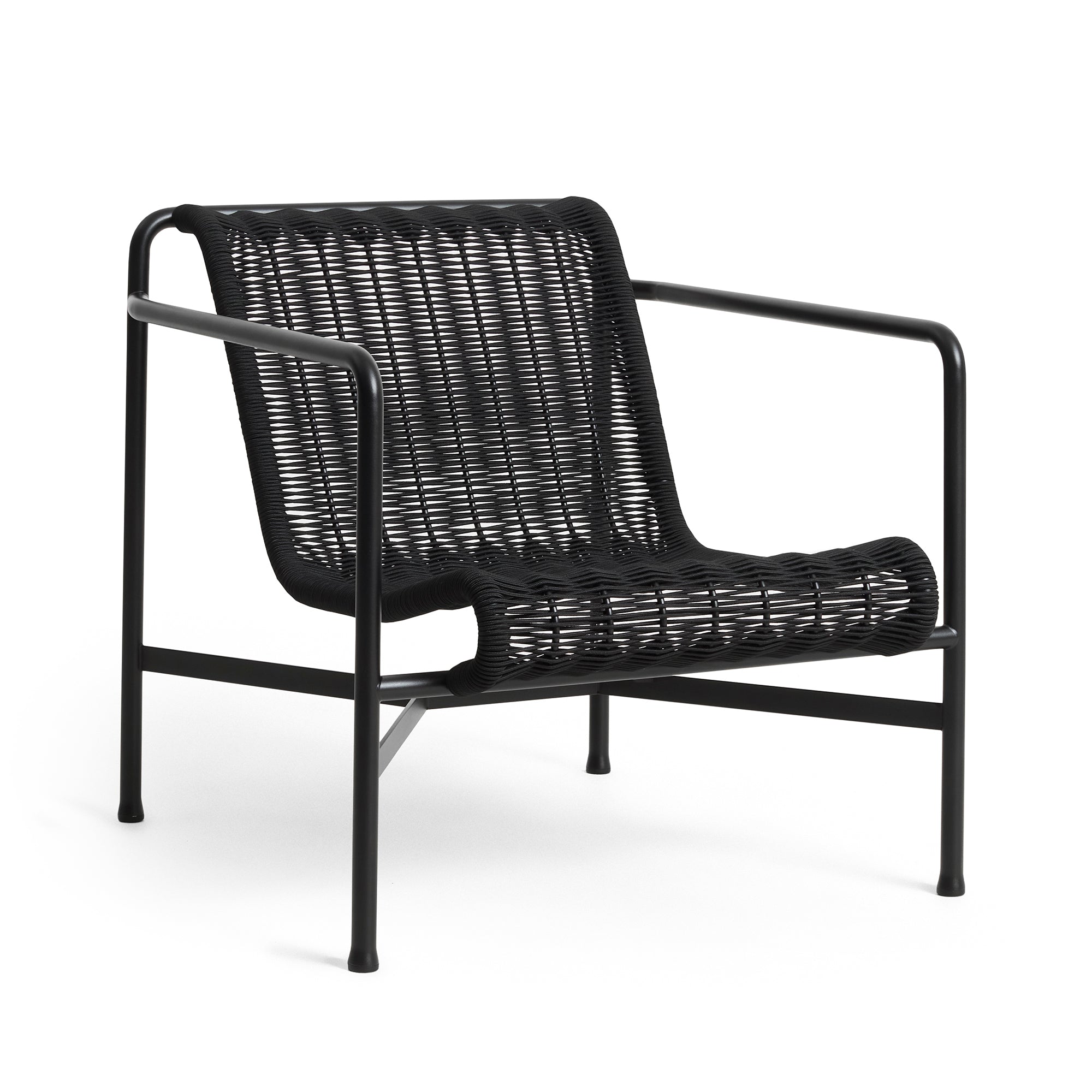 HAY - Palissade Cord Lounge Chair Low | anthrazit