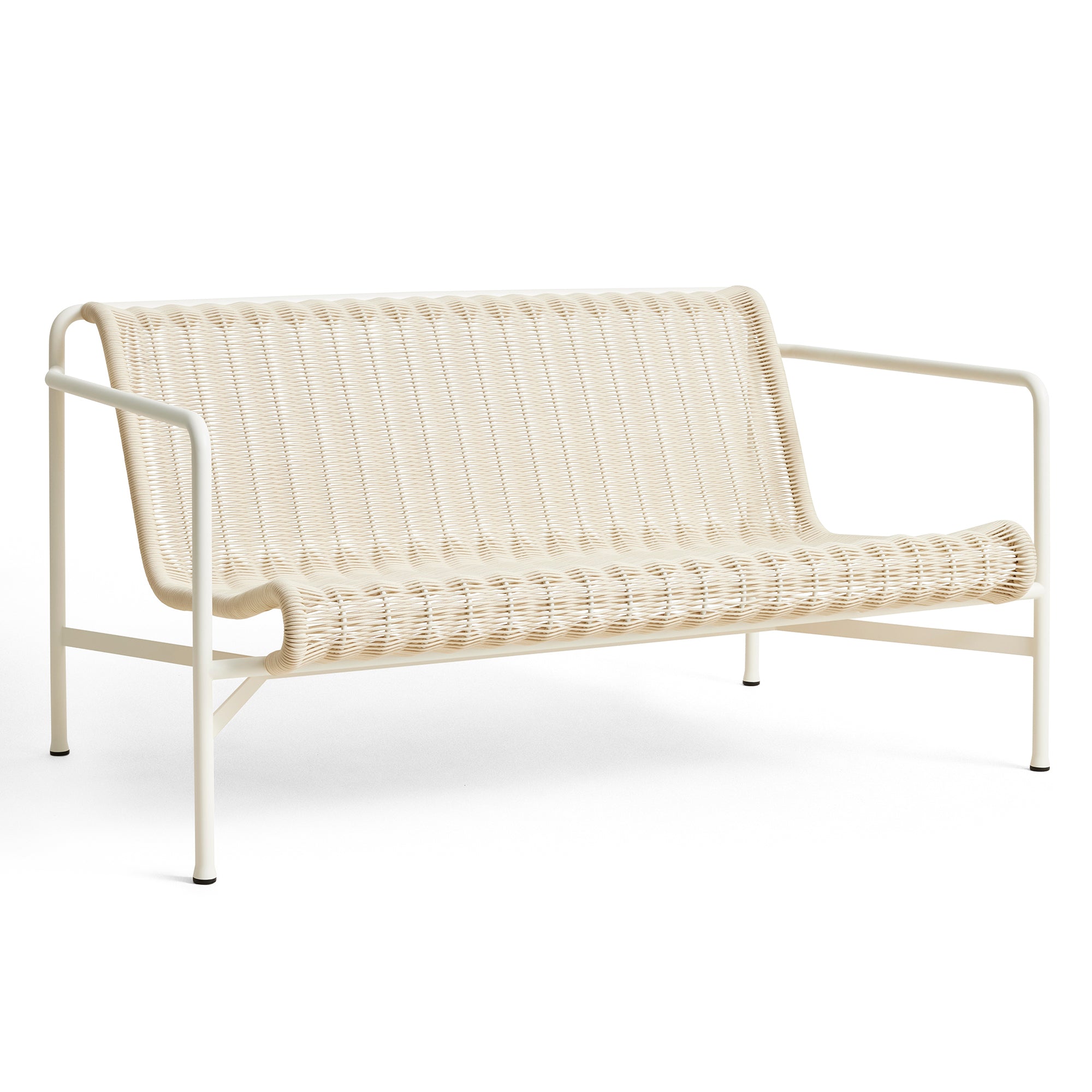 HAY - Palissade Cord Lounge Sofa | cremeweiß