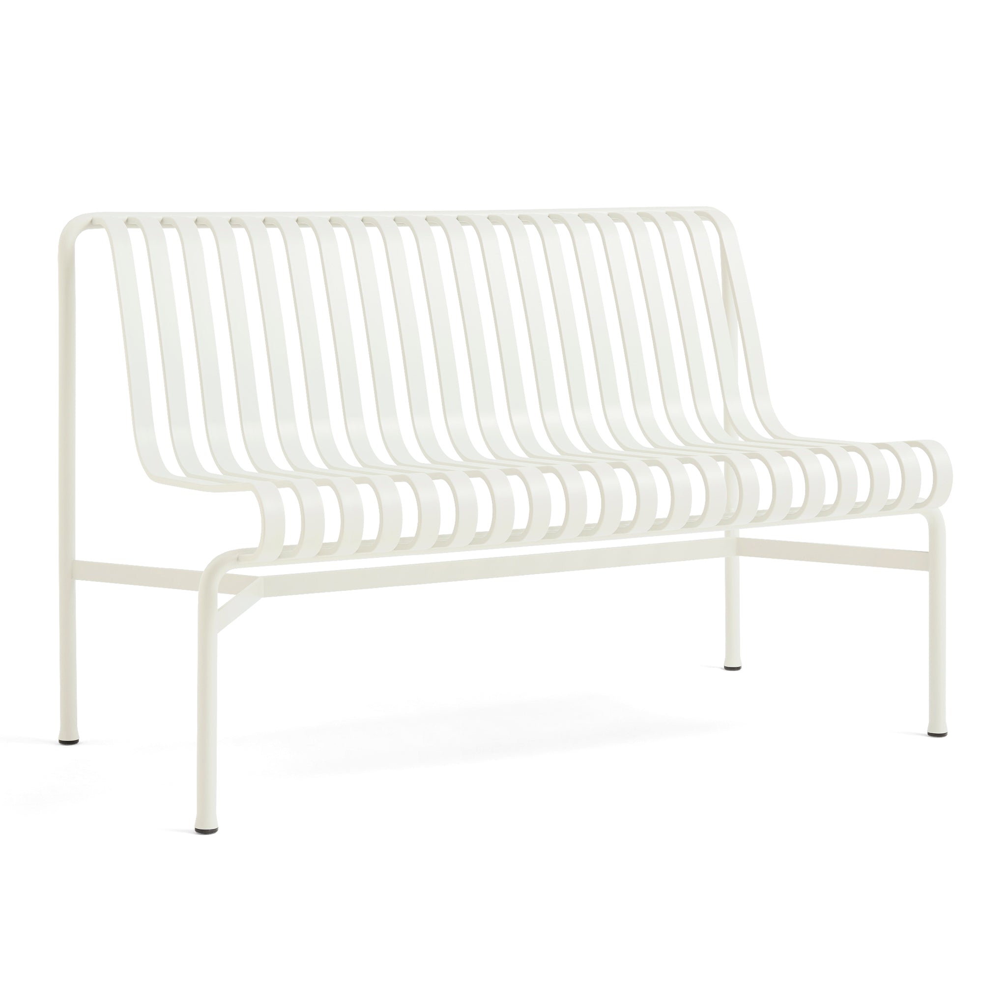 HAY - Palissade Dining Bench ohne Armlehnen | cremeweiß