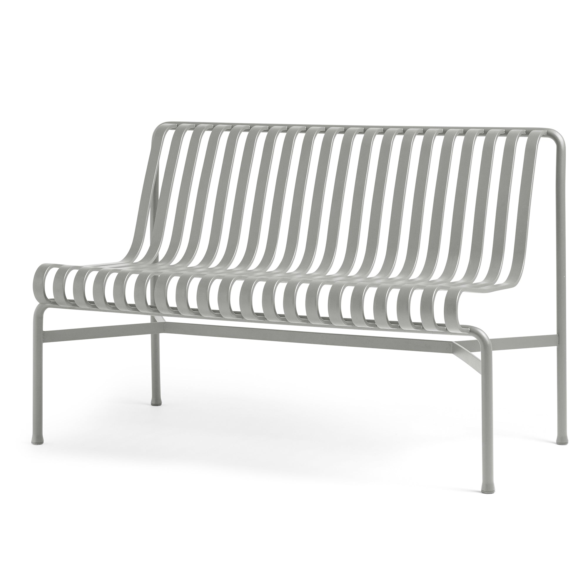 HAY - Palissade Dining Bench ohne Armlehnen | nebelgrau