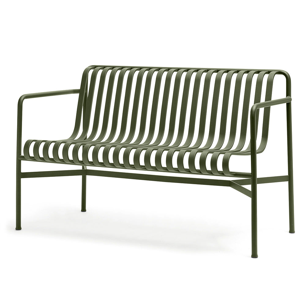 HAY - Palissade Dining Bench | olive
