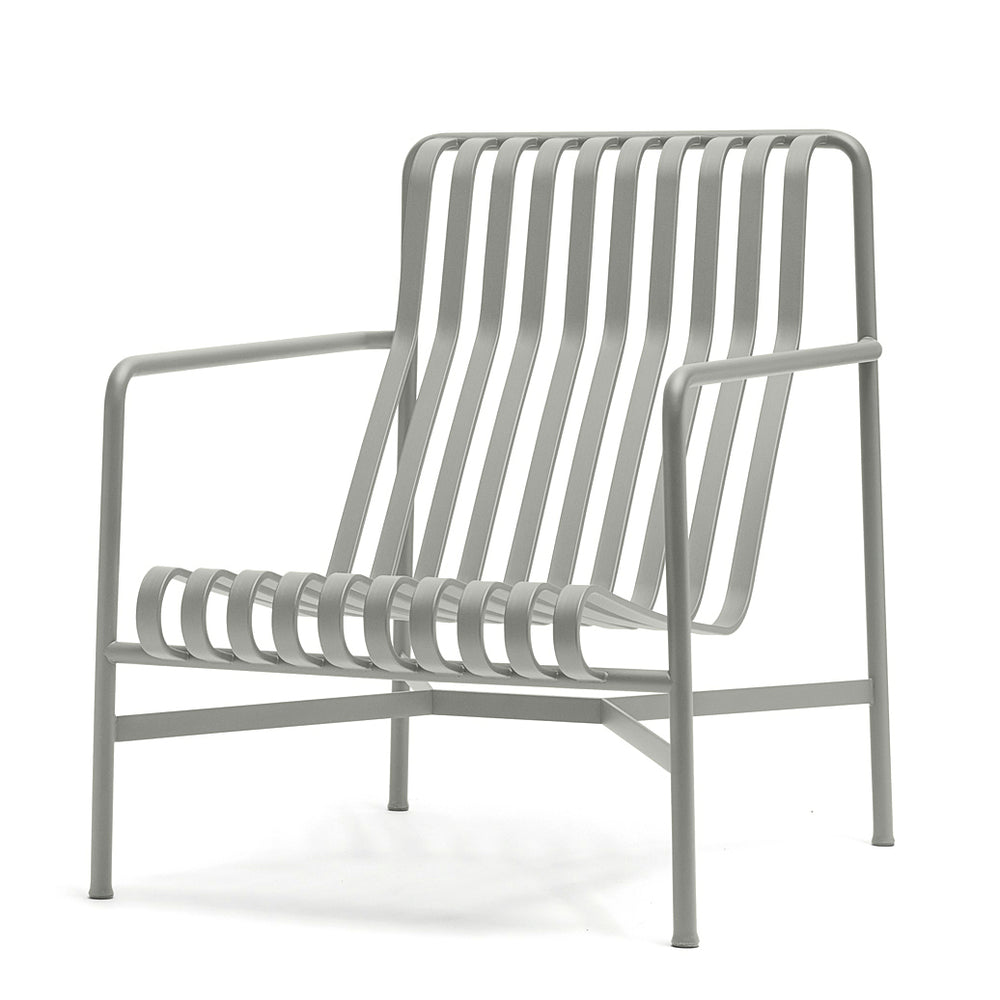 HAY - Palissade Lounge Chair High | Single / nebelgrau