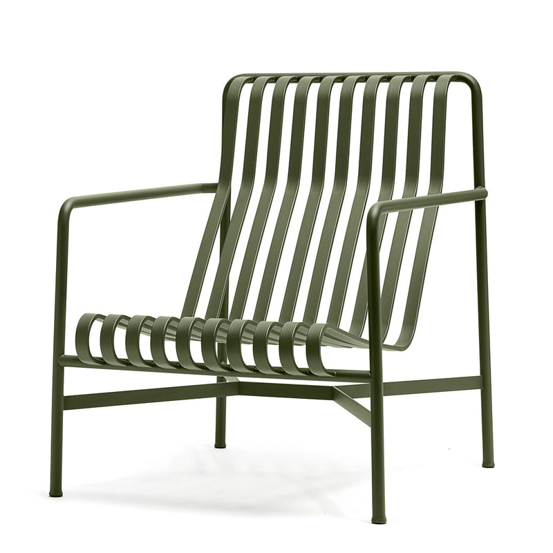 HAY - Palissade Lounge Chair High | Single / olive