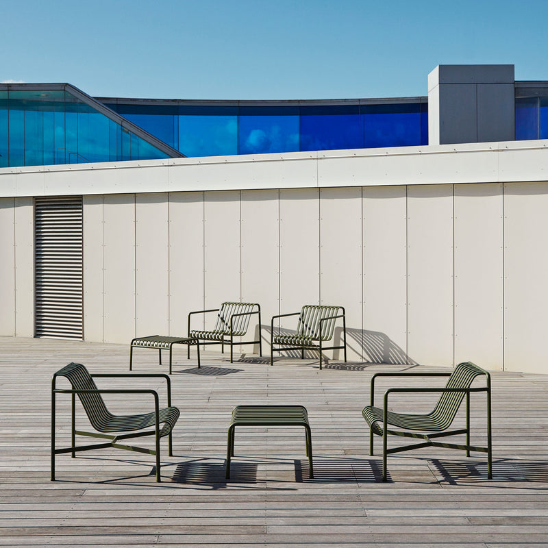 HAY - Palissade Lounge Chair Low + Ottoman