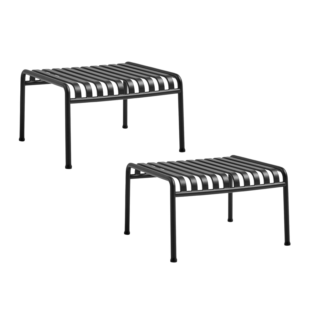 HAY - Palissade Ottoman (2er-Set) | anthrazit