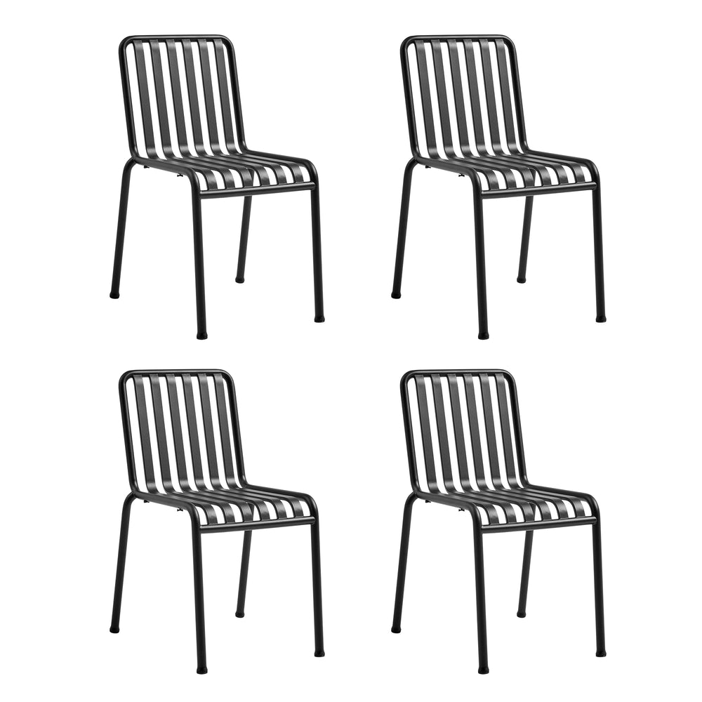 HAY - Palissade Stuhl (4er-Set) | anthrazit