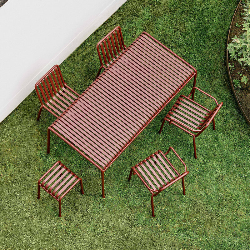 HAY - Palissade Tisch + 4x Dining Armchair