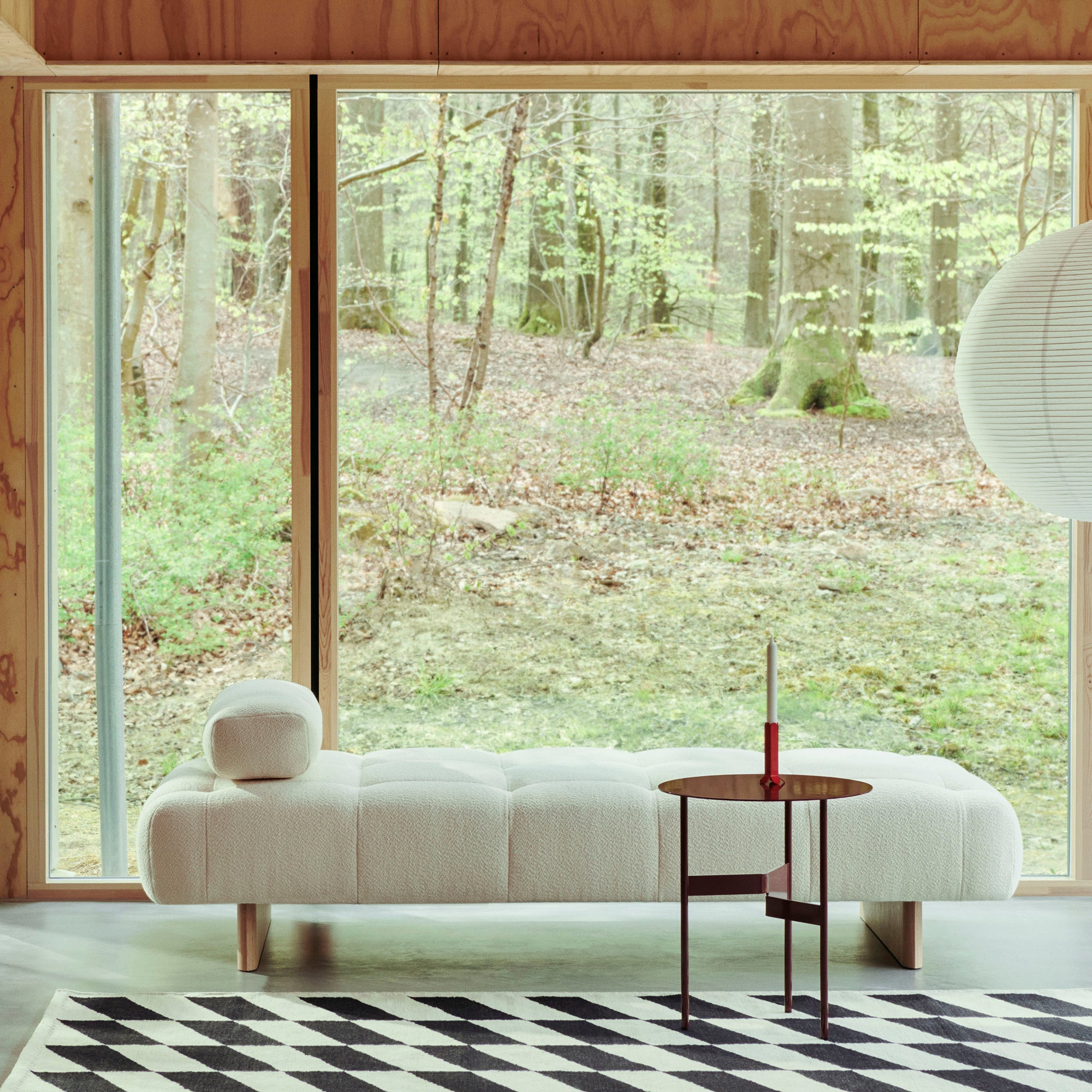 HAY - Quilton Lift Daybed | Kvadrat Remix 3 (906), Flamiber cream (A5)