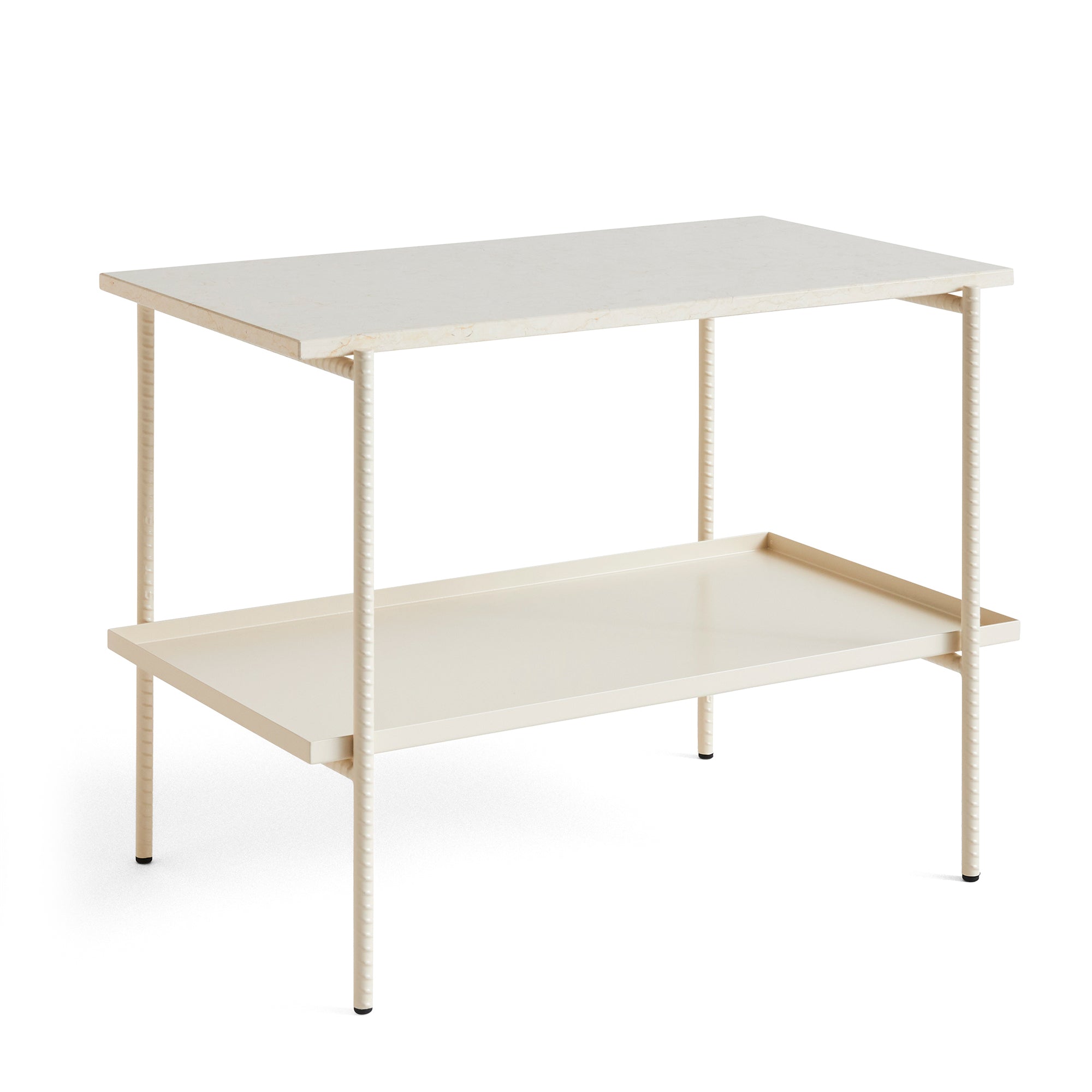 HAY - Rebar Beistelltisch rechteckig | alabaster