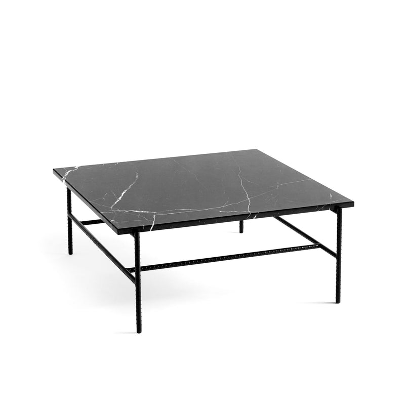 HAY - Rebar Coffee Table | 80 x 84 cm / soft black