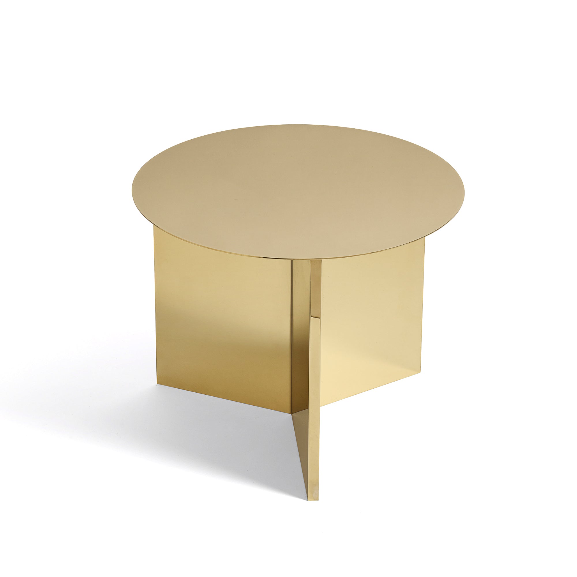 HAY - Slit Table Round | Ø 45 x H 35,5 cm / Messing