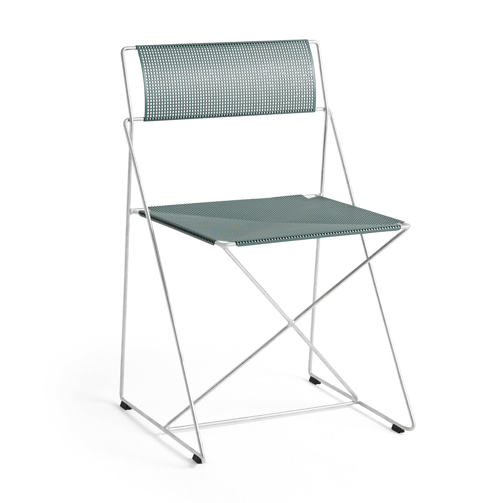 HAY - X-Line Stuhl Outdoor | moss / feuerverzinkt