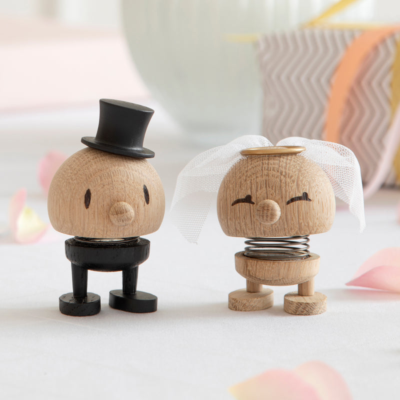 Hoptimist - Wood Bride &amp; Groom Deko-Figur