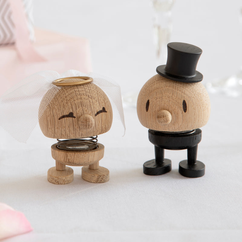 Hoptimist - Wood Bride &amp; Groom Deko-Figur
