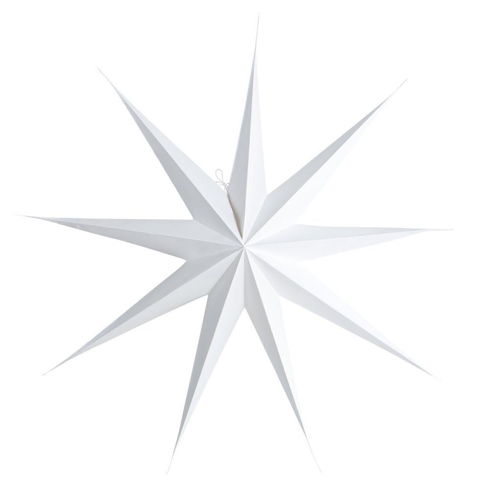 House Doctor - 9 Point Weihnachtsstern | Ø 87 cm / weiß
