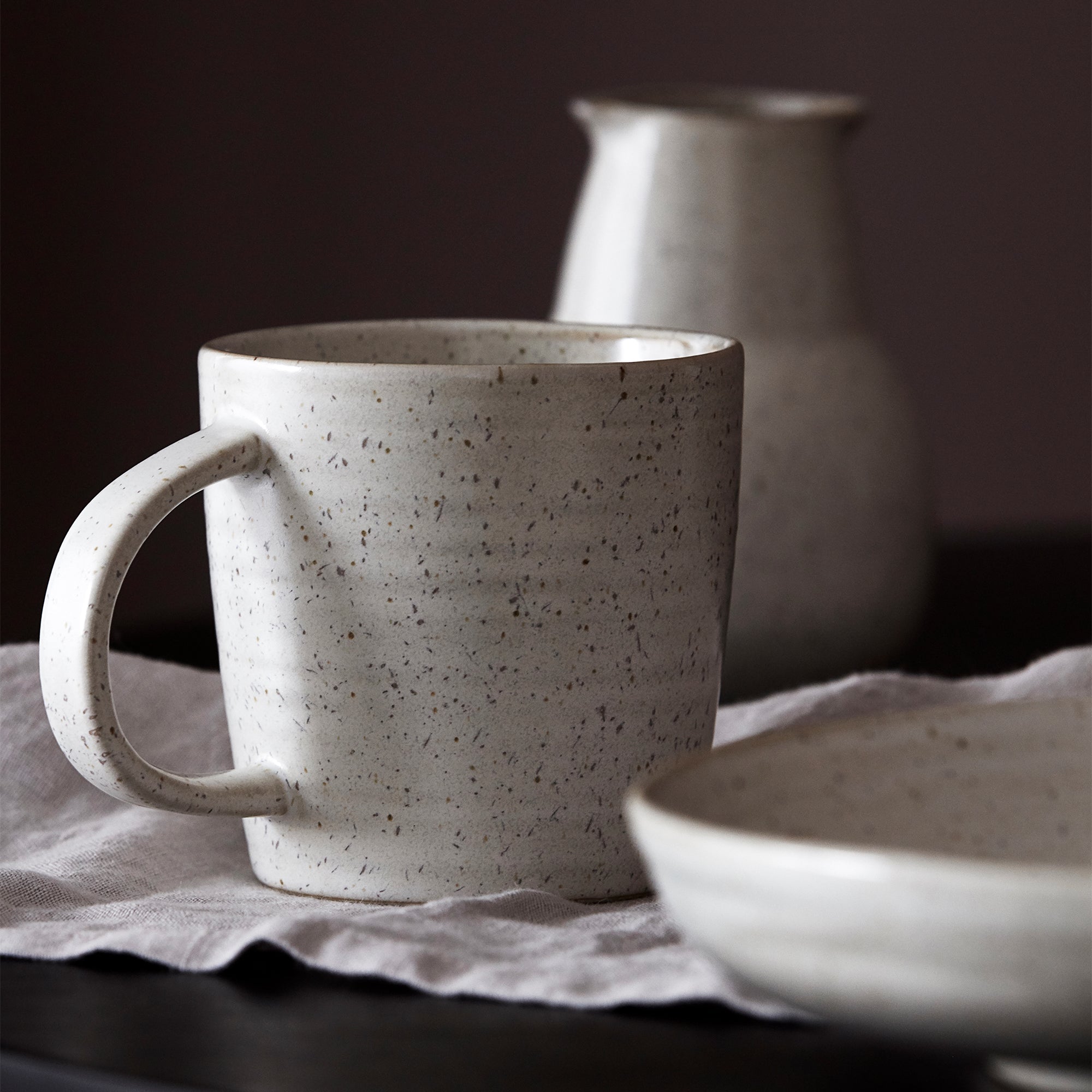 House Doctor - Pion Tasse | grau/weiß
