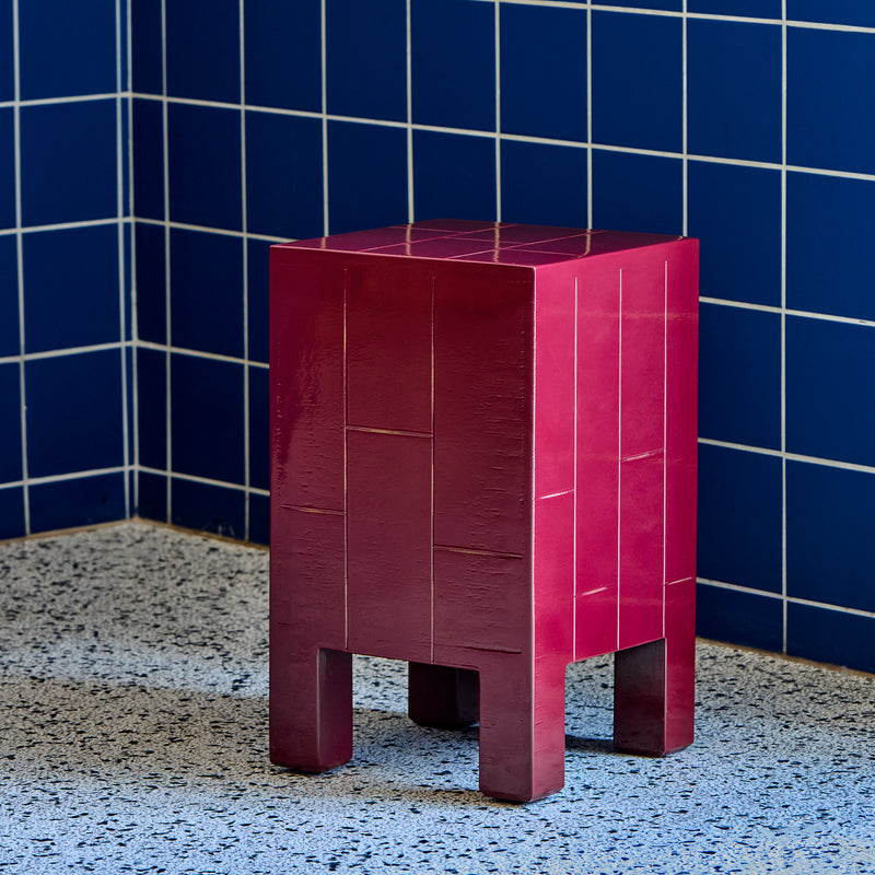 House Doctor - Brick Beistelltisch | rot